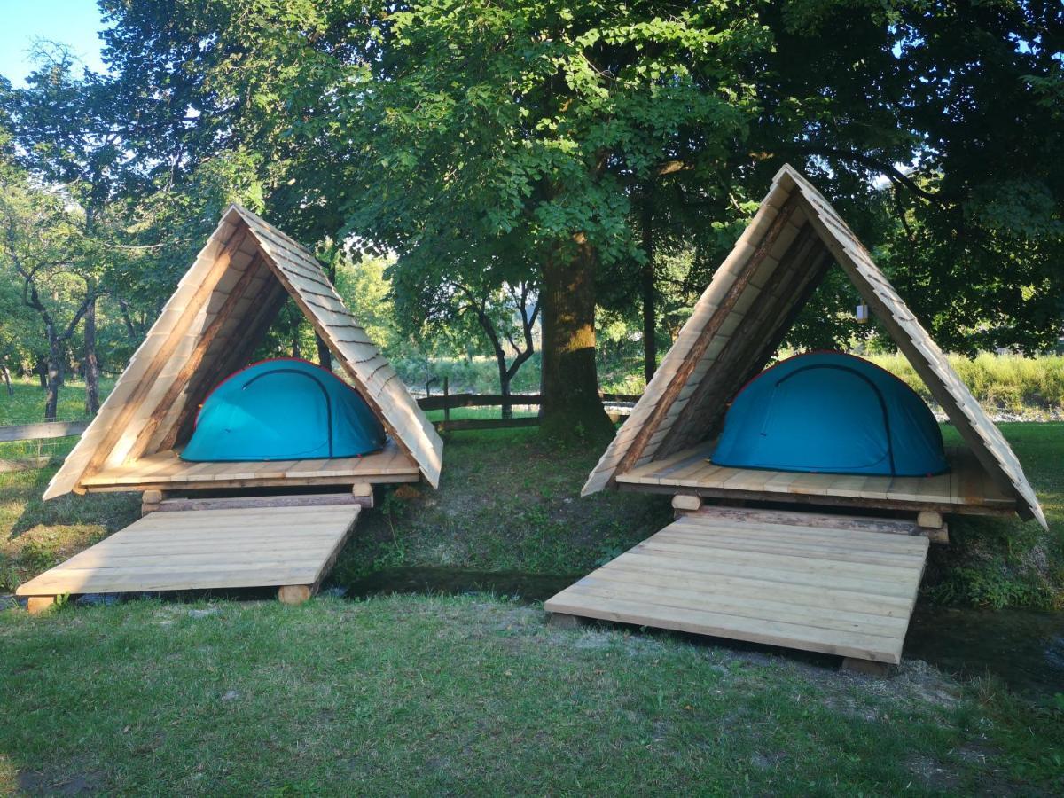 Hotel Kamp Na Otoku - Ljubno Ob Savinji Exterior foto